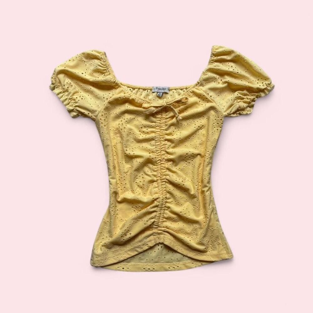 Summer Women's Yellow Blouse